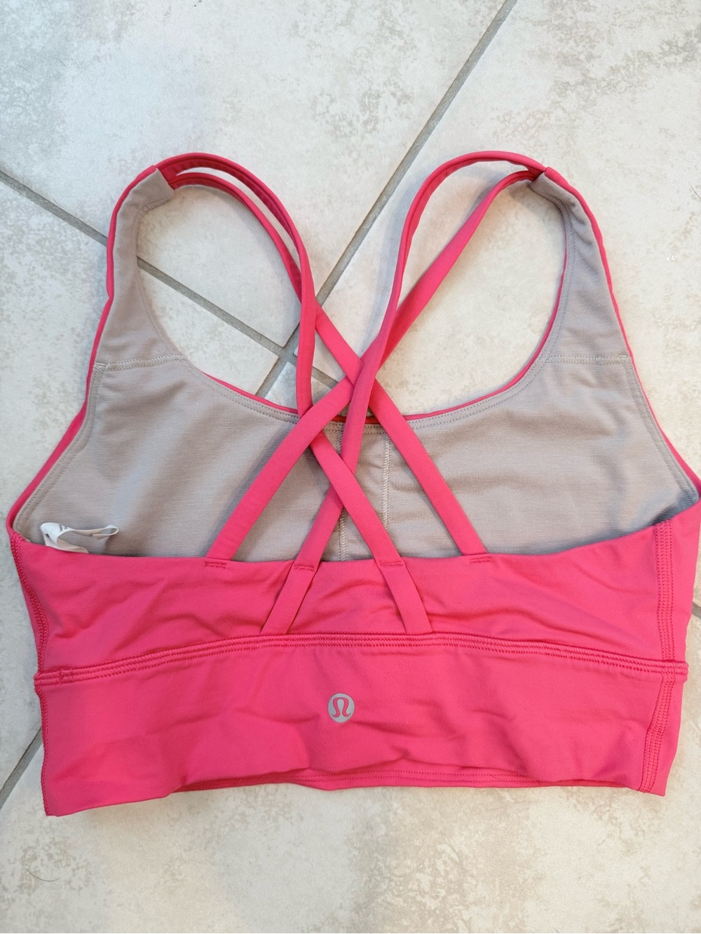 lululemon athletica Hot Pink Cross-Back Sports Bra